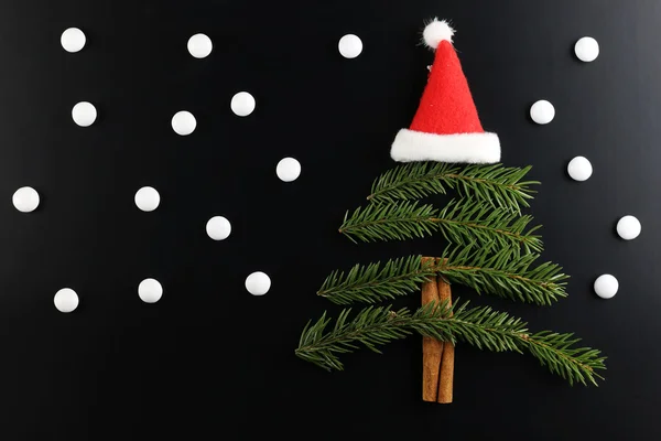 圣诞树形状背景 — 图库照片