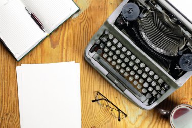 Daktilo retro masaüstü