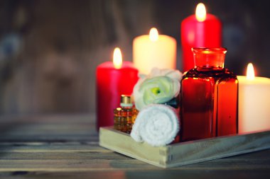 Spa mum şişe mendil