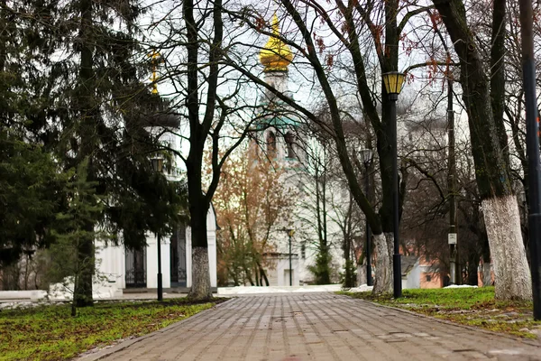 City in spring — Stock Photo, Image