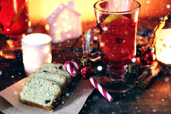 Christmas grog orange cinnamon sugar — Stock Photo, Image