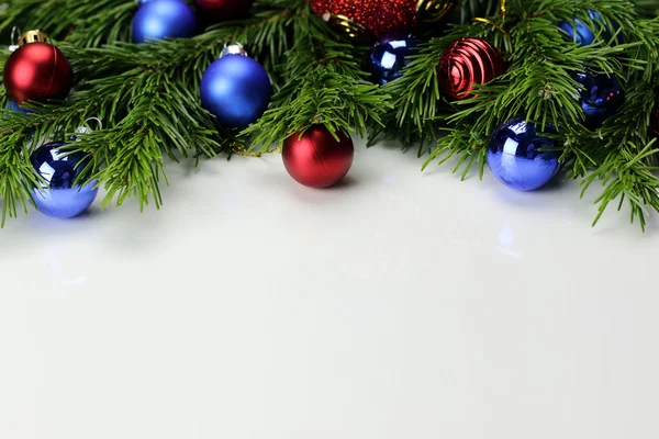 New Year tree toy ball background — Stock Photo, Image