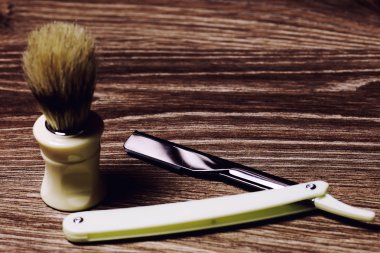 jilet gibi keskin sabun fırça retro