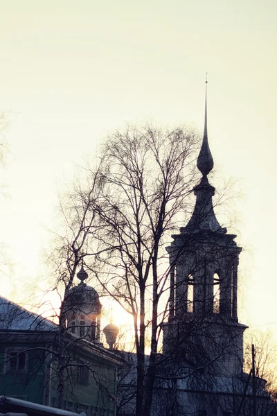 Winter dome silhouette — Stock Photo, Image