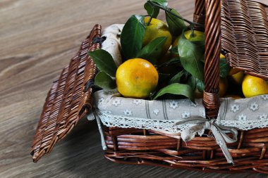 mandalina yılbaşı sepeti