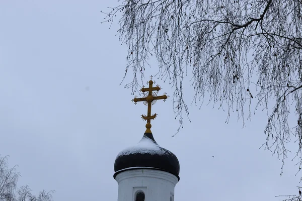 冬公園教会 — ストック写真