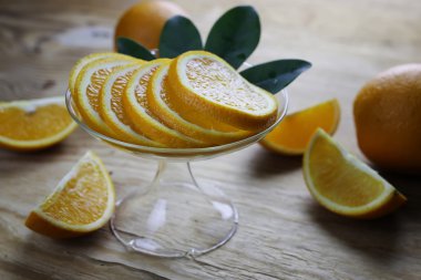 Turuncu meyve ahşap arka plan