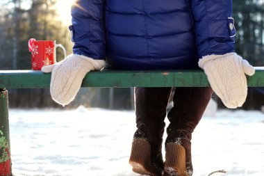 Noel kışında yedek kulübesi