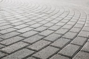 Asfalt parke taşı döşemesi