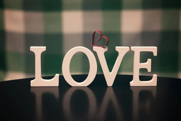 Love shape text letter — Stock Photo, Image