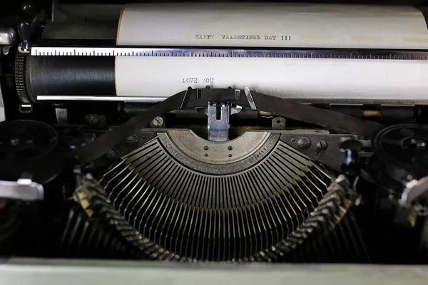 Retro typewriter letter — Stock Photo, Image