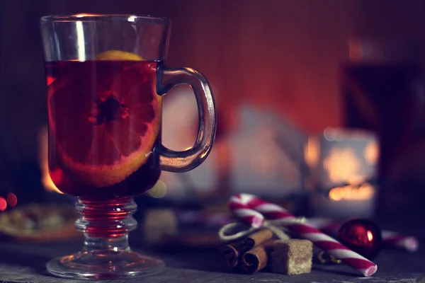 Grog orange cinnamon sugar — Stock Photo, Image