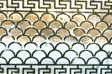 çit kapalı kar kış parkı