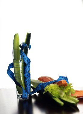 cam ile Sebze diyet mesaure