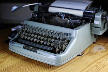 Retro daktilo mektup