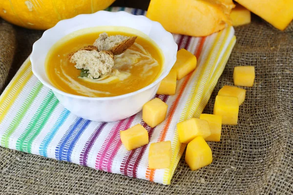 Calabaza sopa de cocina — Foto de Stock