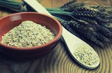 spikelets buğday ve arpa tabak