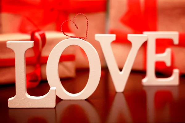 День Святого Валентина любов форму — стокове фото