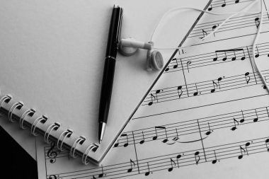 Notalar birkaç aksesuarları ile