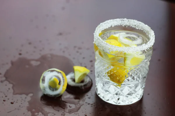 Glas is citron — Stockfoto