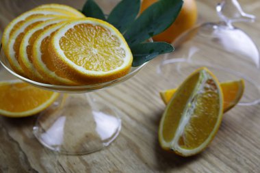 Turuncu meyve ahşap arka plan