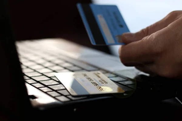 Laptop credit card payment