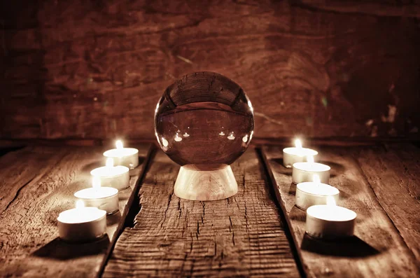 Future teller candle divination — Stock Photo, Image