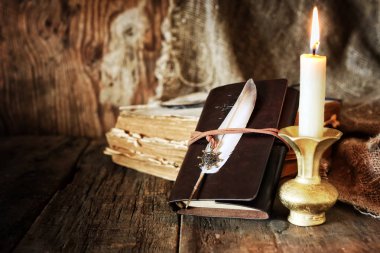 kitap kalem mum romantik