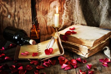 kitap kalem mum romantik