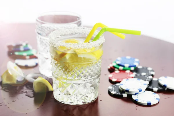 Poker de gelo de vidro — Fotografia de Stock