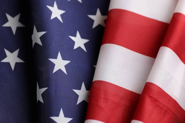 Куля на прапорі США — стокове фото
