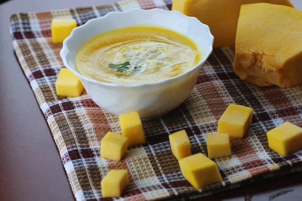 Calabaza sopa de cocina — Foto de Stock