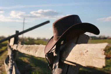 cowboy hat fence clipart