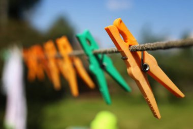 Clothespin açık halata