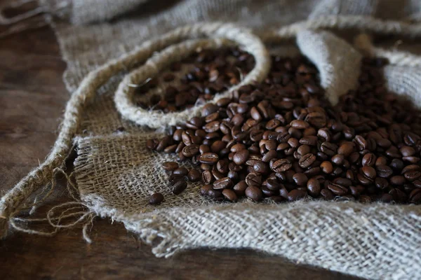 Coffee bean rope book — Stock Photo, Image