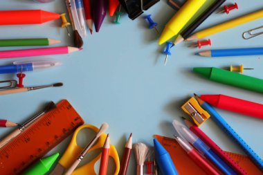 ileti örneği mavi arka planı