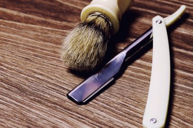 jilet gibi keskin sabun fırça retro