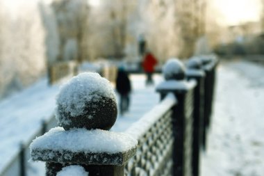 çit kapalı kar kış parkı