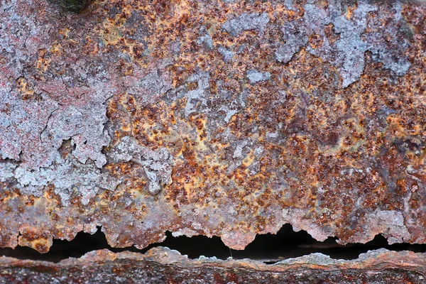 Gamla textur bakgrund pianted metall — Stockfoto