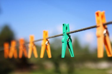 Clothespin açık halata