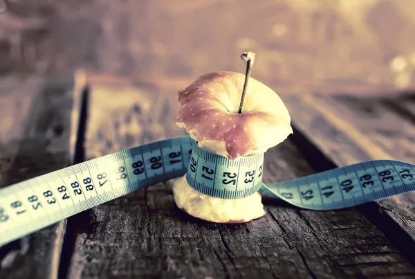 Magersucht Dünnschichtmessung bei Apfel — Stockfoto