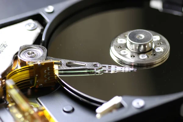 Makro perbaikan hard disk drive — Stok Foto