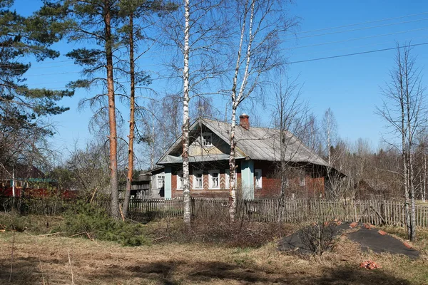 Clôture rusttique rurale — Photo