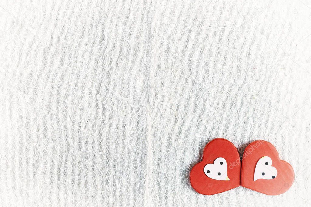 valentine heart background fabric