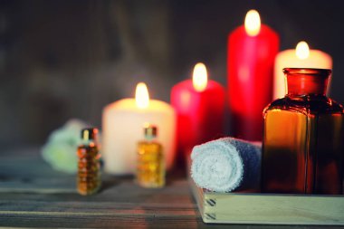 Spa mum şişe mendil