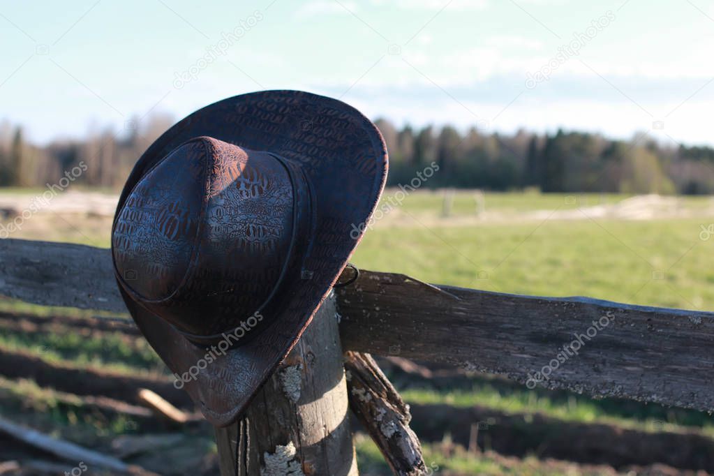 cowboy hat fence