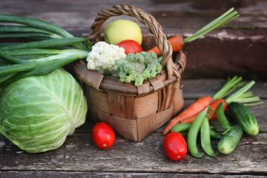 sebze sepeti harvest yılında