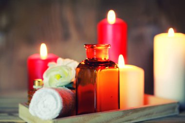 Spa mum şişe mendil