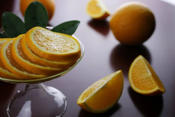 Тонированные оранжевые плоды — стоковое фото