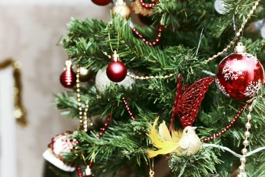 Noel ağacı dekor makro